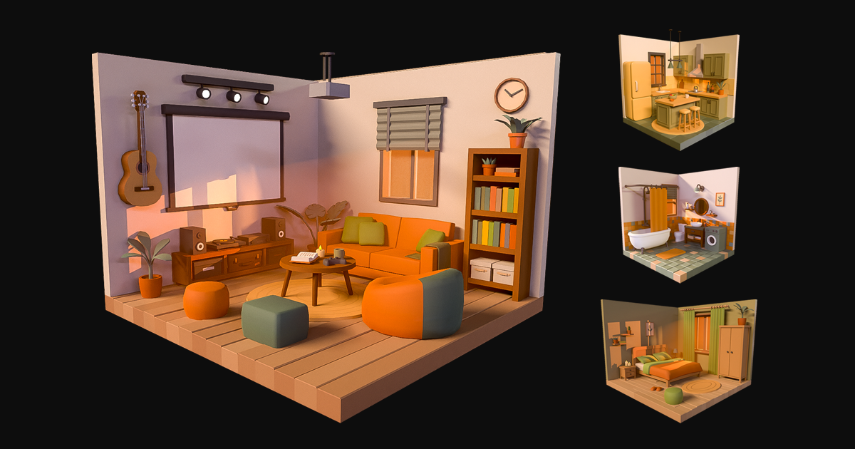 Interior Pack3 | 3D Interior | Unity Asset Store