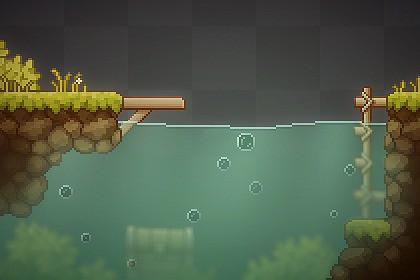 Interactive Pixel Water