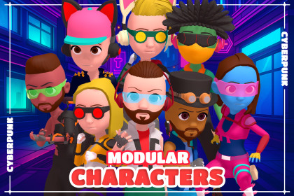 Stylized Cyberpunk Characters