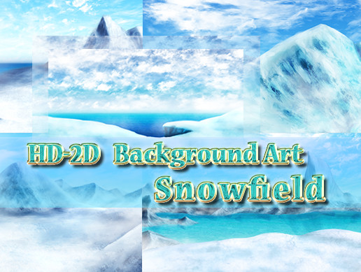HD-2D Background Art Snowfield | 2D Environments | Unity Asset Store