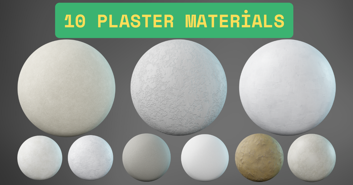 Plaster Materials Package | 2D Concrete | Unity Asset Store