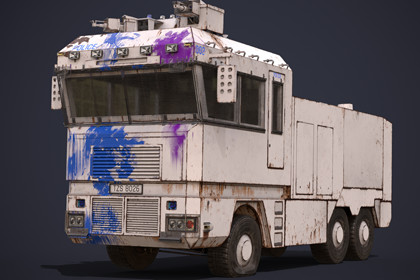 Police Car Water Cannon