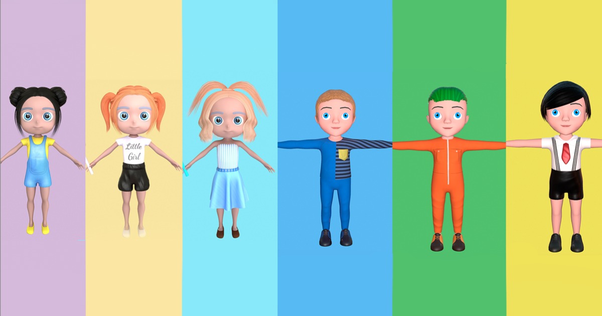 Children pack | Characters | Unity Asset Store