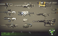 Sci-fi Weapons Arsenal