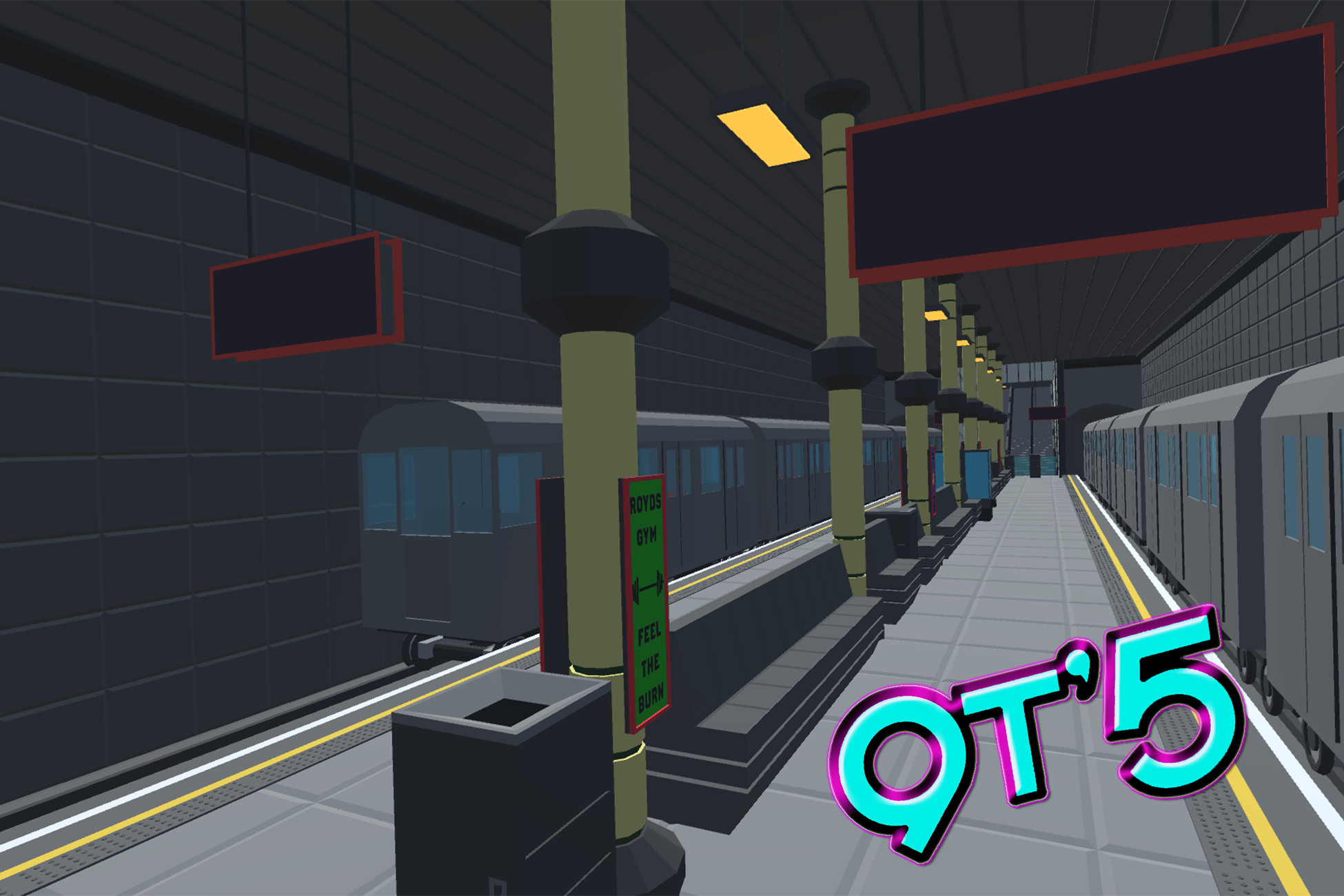 9t5 Low Poly Subway | 3D Props | Unity Asset Store