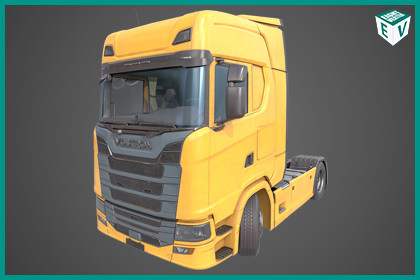 Chassis 06 Yellow URP HDRP Textures