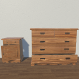Vintage Furniture - Sidetable, Cabinet
