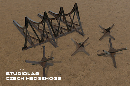 WWII Czech Hedgehogs