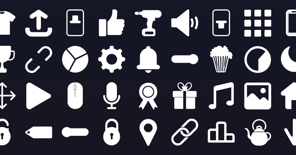 Unity Tools Icons Set Core Essential Flat UI Icons Pack | 2D Icons | Unity Asset Store