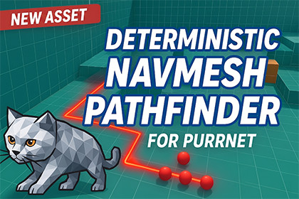 Predicted NavMesh Path Finder for PurrNet