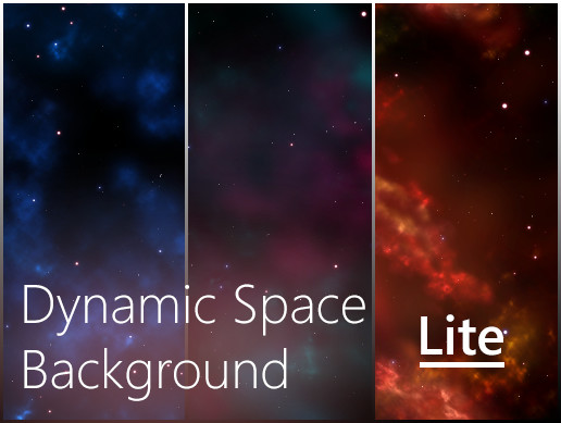 Dynamic Space Background Lite | 2D Textures & Materials | Unity Asset Store