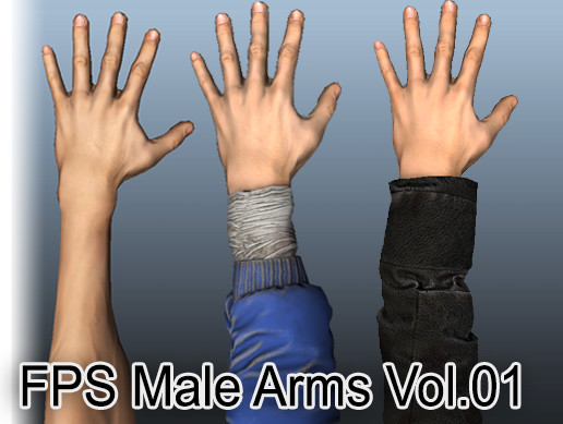 HQ First Person Shooter Male Arms Vol.01 | Characters | Unity Asset Store