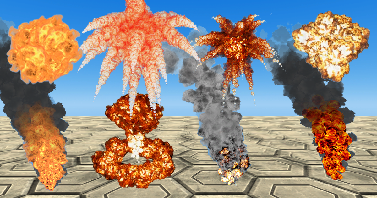 Splendid Explosion and Smoke Effect | Fire & Explosions | Unity Asset Store