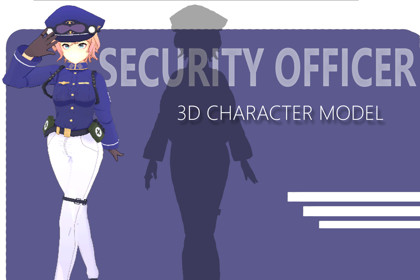 Anime Character Security Officer