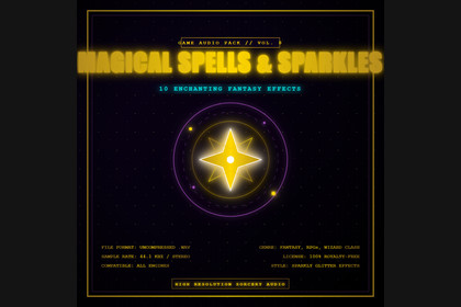 MAGICAL SPELLS & SPARKLES - FANTASY RPG ASSETS