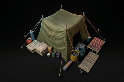 Post-Apocalyptic Survival Tent
