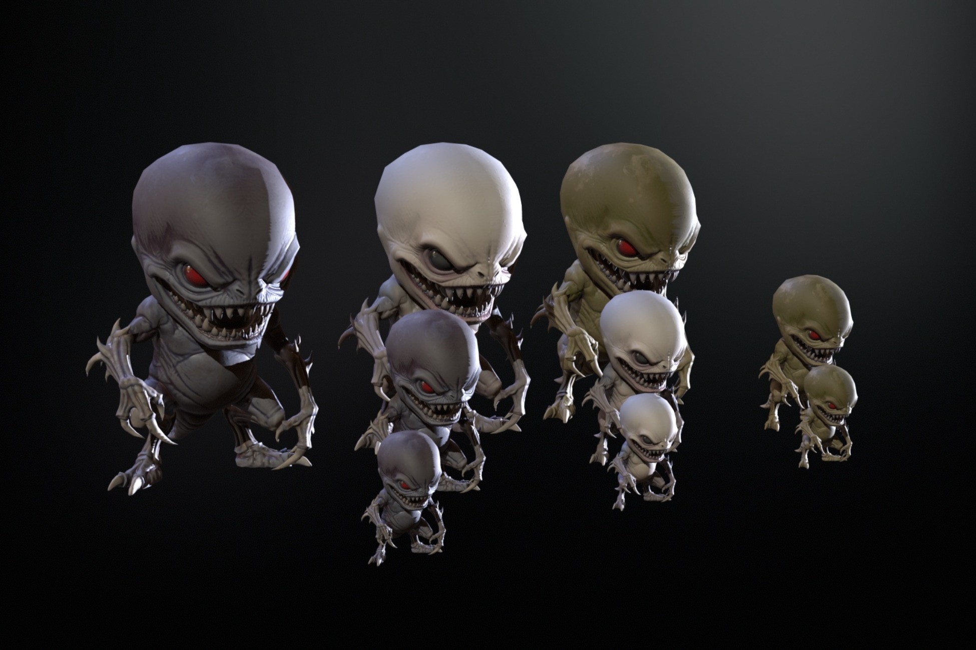 ChibiMonster6Pack2 | 3D Creatures | Unity Asset Store