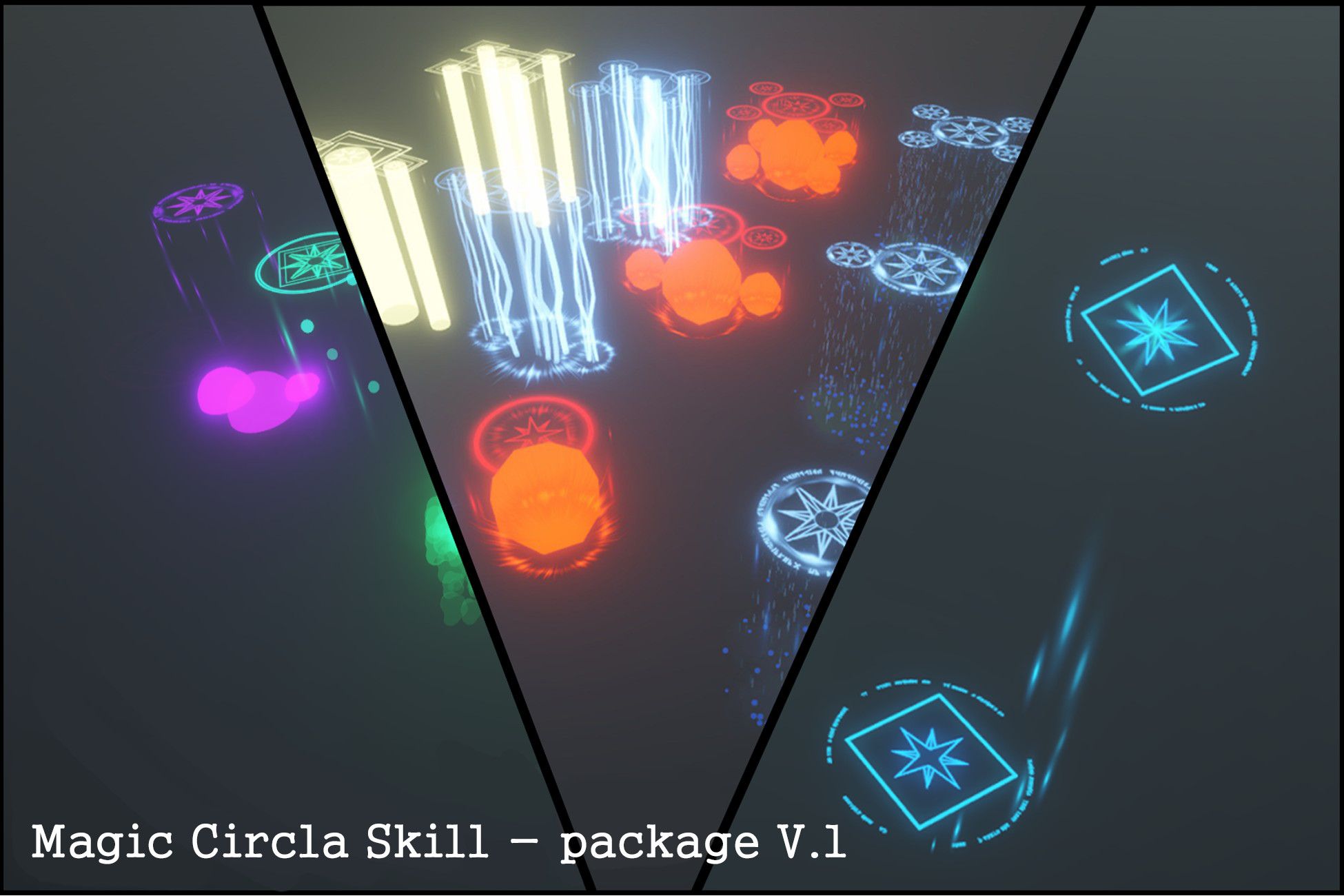Magic Circla Skill - package V.1 | VFX Particles | Unity Asset Store