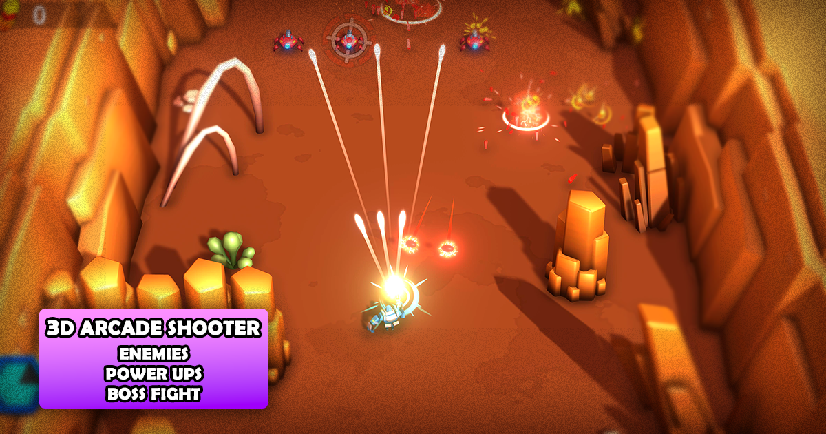 3D Arcade Shooter Game Template Packs Unity Asset Store