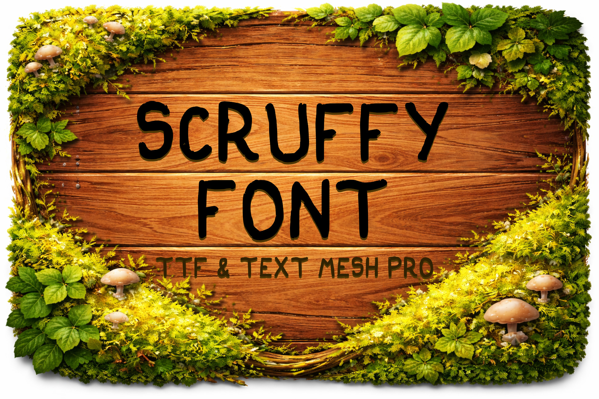 Scruffy Font | 2D Fonts | Unity Asset Store