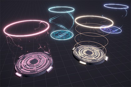 Sci-Fi Teleport VFX Pack