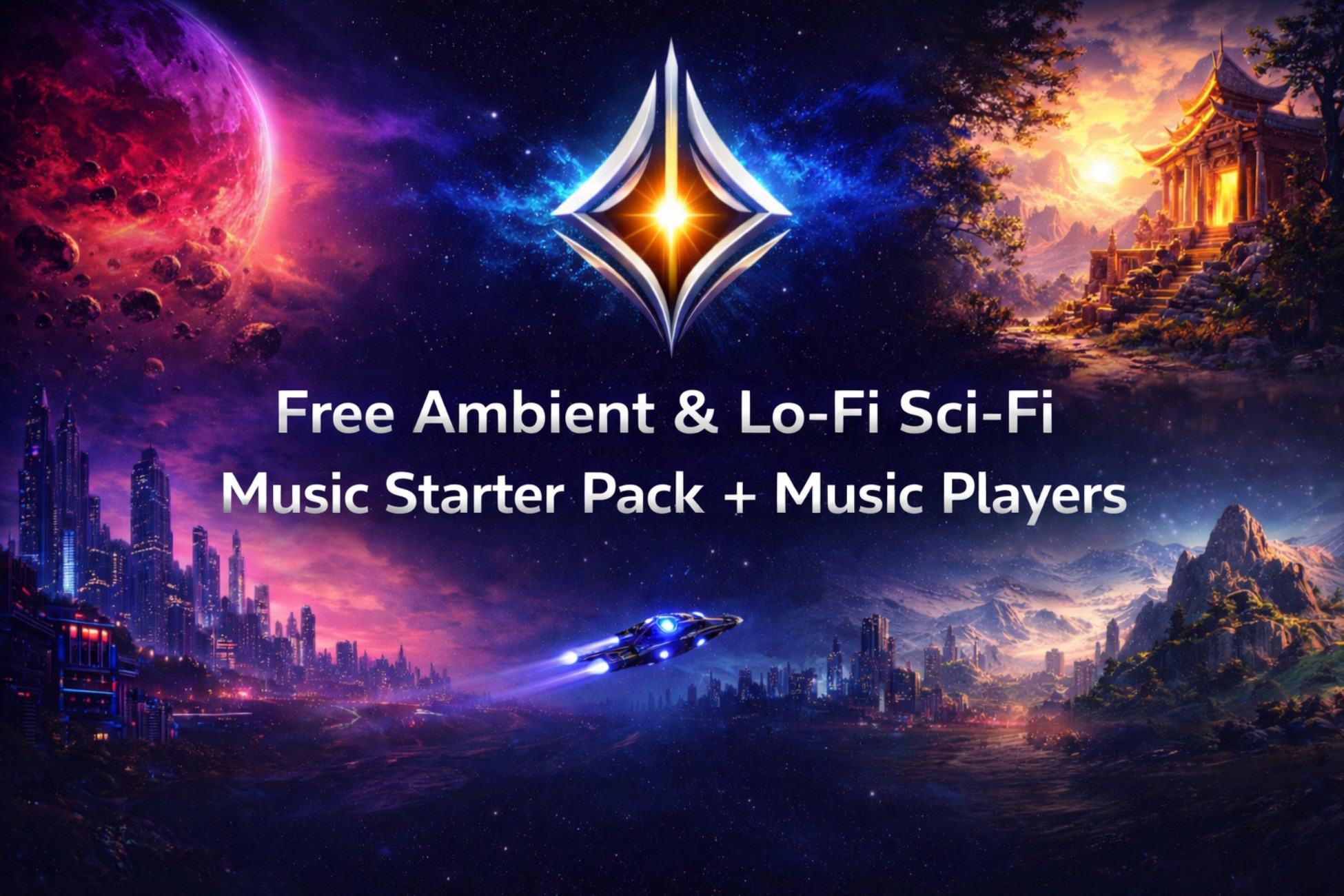 Free Ambient & Lo-Fi Sci-Fi Music Starter Pack + Music Players ...