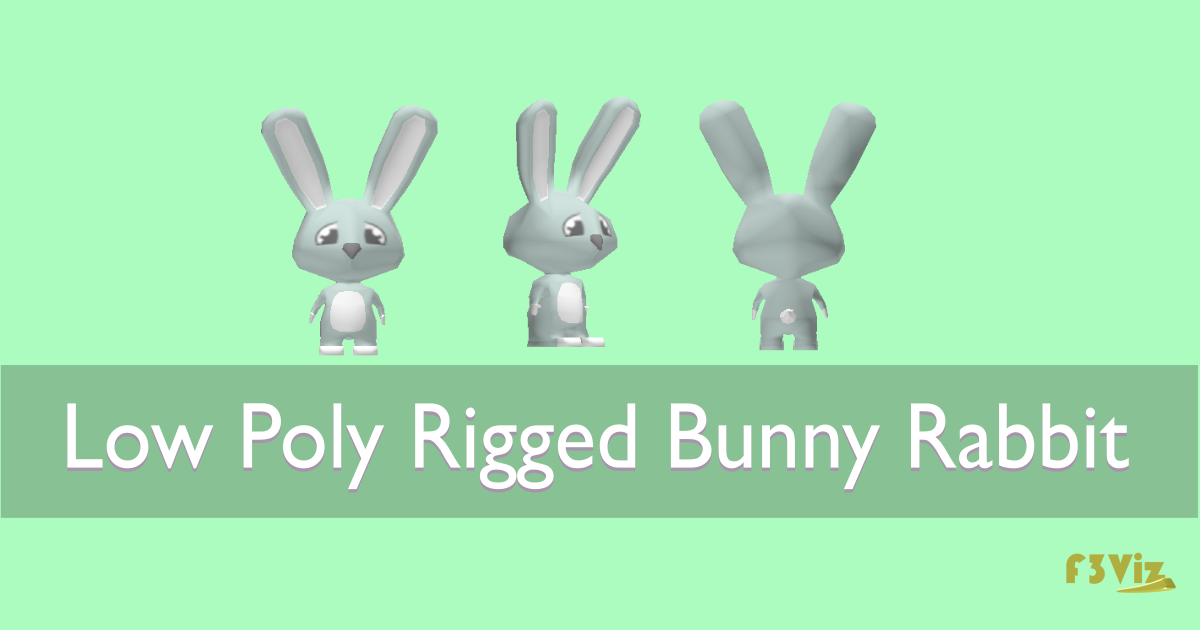 Low Poly Rigged Bunny | 3D Characters | Unity Asset Store