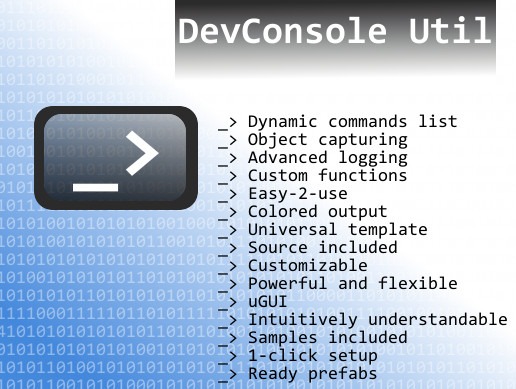 DevConsole Util | Input Management | Unity Asset Store