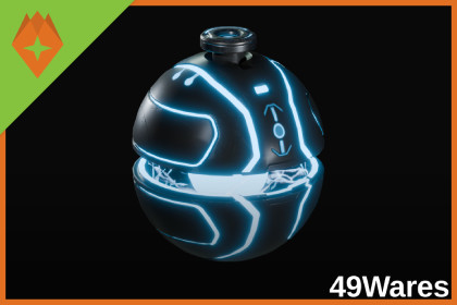 Sci-Fi Weapons - Neon SciFi Grenades with 5 Skins per Weapon
