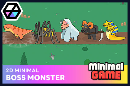 2D Minimal - Boss Monsters