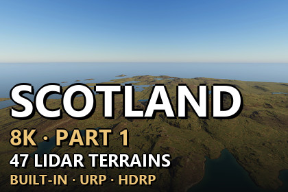 Scotland Real-World LIDAR Terrains 8K - Part 1