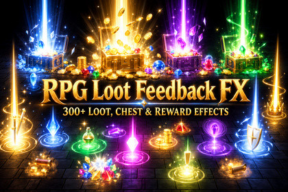 RPG Loot Feedback FX — 260+ Loot, Chest & Reward Effects
