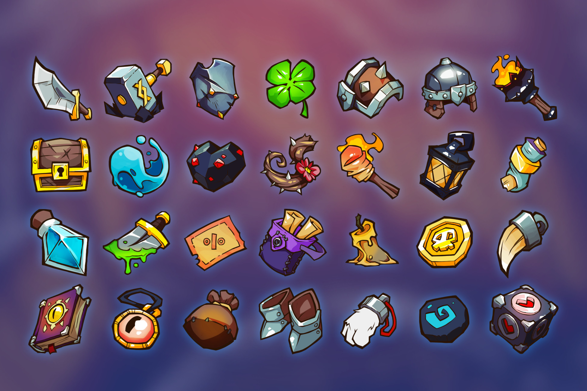 Unity Icon Cartoon cartoon items | 2D Icons | Unity Asset Store