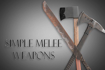 Simple Melee Weapons Pack