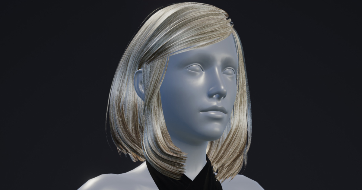 Sassy Bob Hair Female from Tafi | 3D Clothing | Unity Asset Store