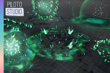 Realistic ARPG Life Crystal Spells VFX