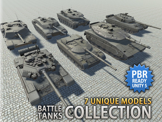 Tanks Unity Battle Tanks Collection | 3D Land | Unity Asset Store