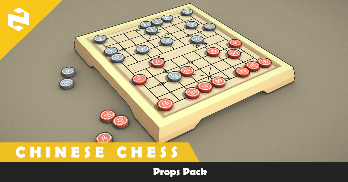 Props Pack - Chinese Chess | 3D Props | Unity Asset Store