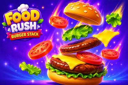 Food Rush: Burger Stack Game Template