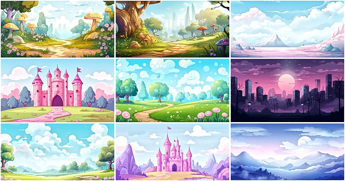 BACKGROUND - Simple Dream 2 | 2D Environments | Unity Asset Store