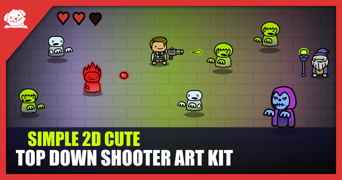 Unity Top Down 2d Simple 2D Cute Top Down Shooter Art Kit | 2D | Unity Asset Store