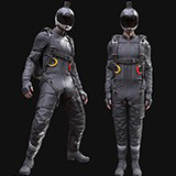 Man in Skydiving Suit - Rigged