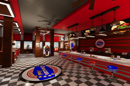 Fast Food - American Diner (URP)