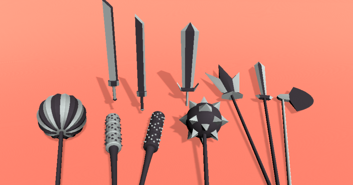 UM - Low Poly Sword Modular | 3D Weapons | Unity Asset Store