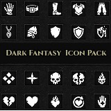 Dark Fantasy UI Icons