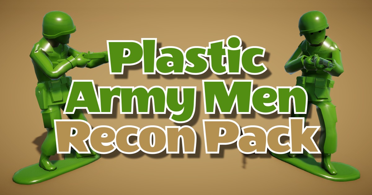 Plastic Army Men Recon Pack | 3D Characters | Unity Asset Store