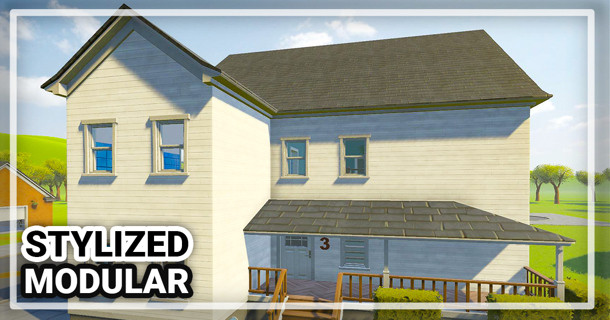 Suburban Stylized Pack | 3D Urban | Unity Asset Store