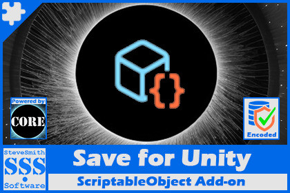 Save for Unity - ScriptableObject Add-on