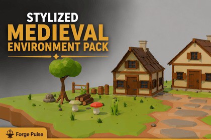 Stylized Medieval Environment Pack