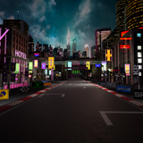 Racing Track - Night City (URP)